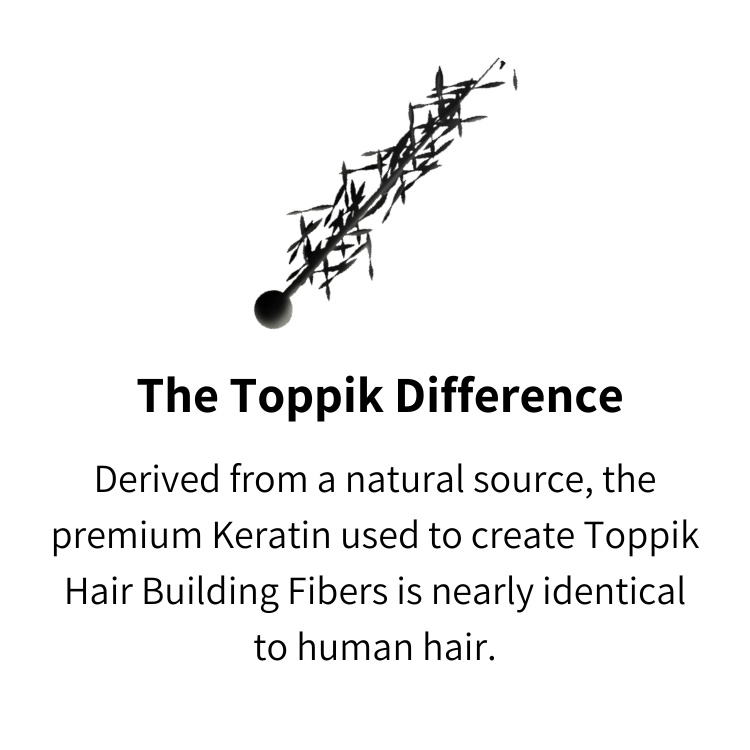 toppik hair building fibers - the toppik difference