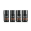 Four bottles of Toppik hair building fibers auburn