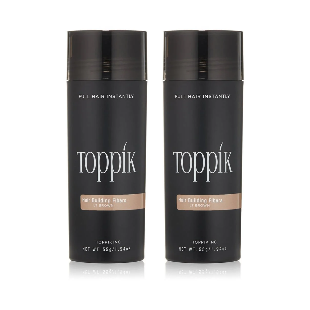 Toppik Hair Building Fibers – Value 2-Pack (55g Each)