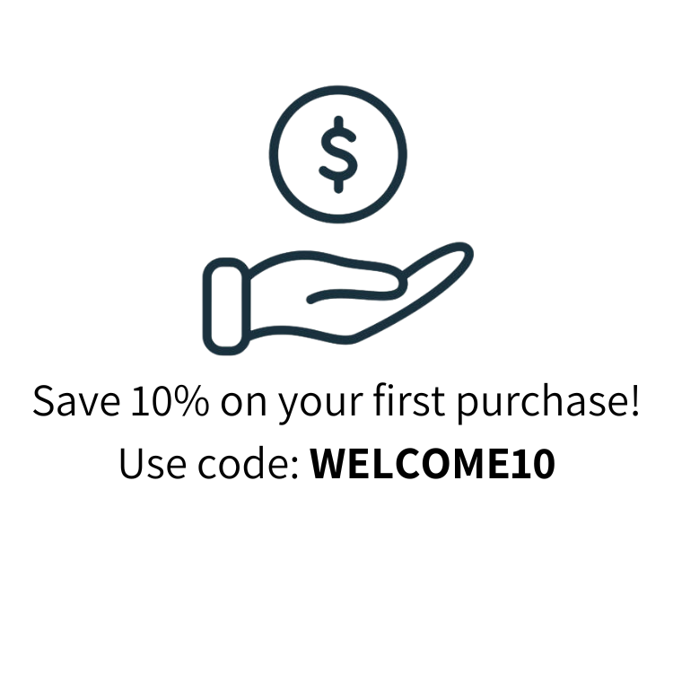save 10% use code welcome10