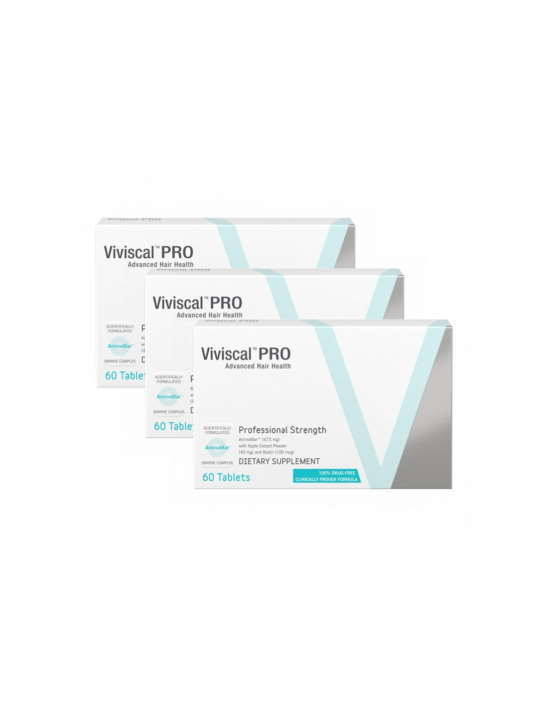 Viviscal PRO Hair Growth Supplements 3PK (180 Tablets)